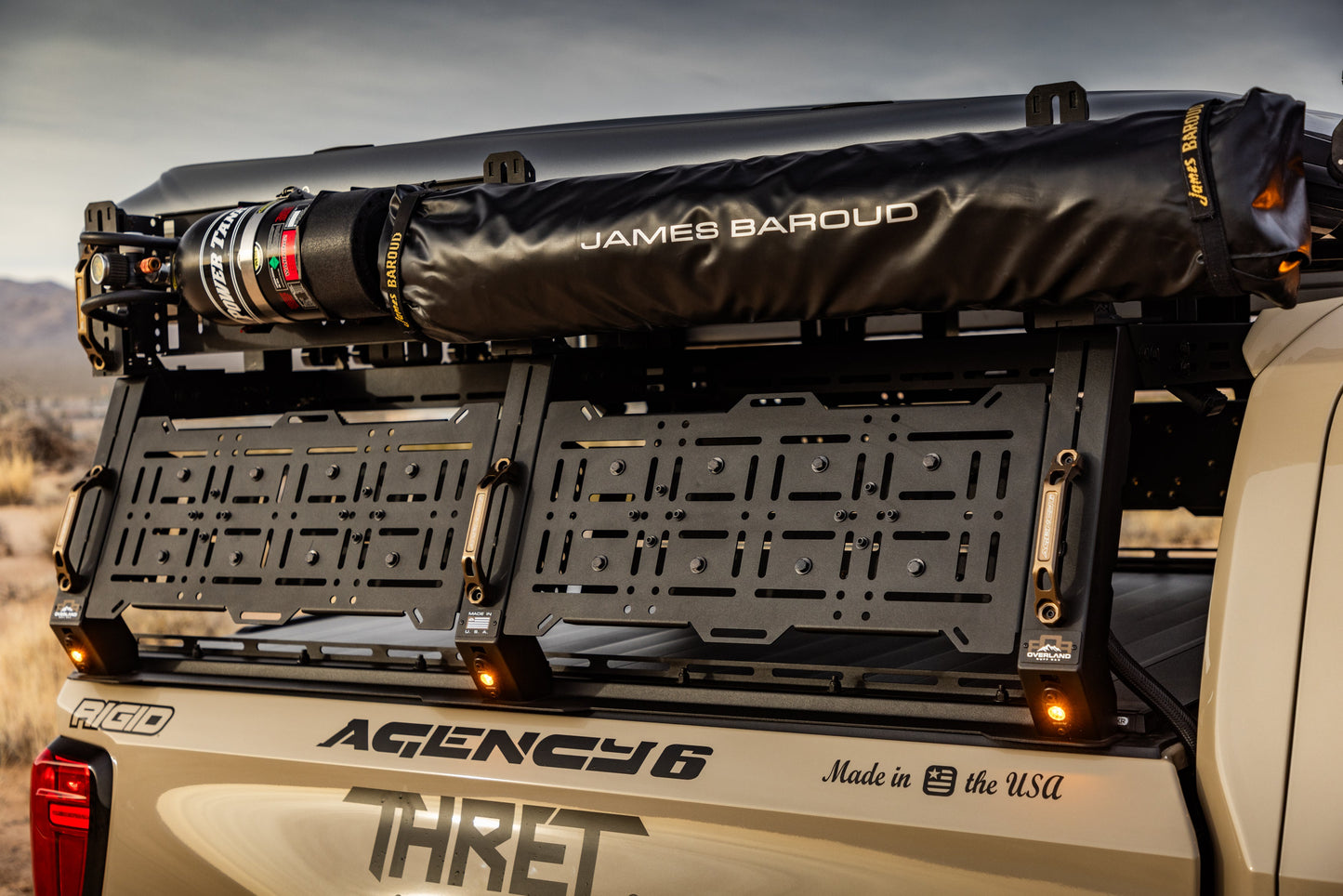 GMC Sierra Bed Rack Short Bed Tonneau Cover Version Roll n Lock