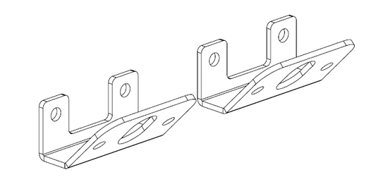 Diode Dynamics Angled Light Bracket (SET OF 2)