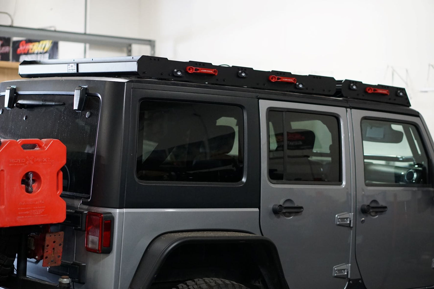 Jeep JKU/JLU Front Stub Rack Overall Dimensions for Front Rack 59.00 x 26.00 (Reference Only)
