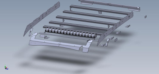 Rivian R1T Roof Rack System Without Light Bar