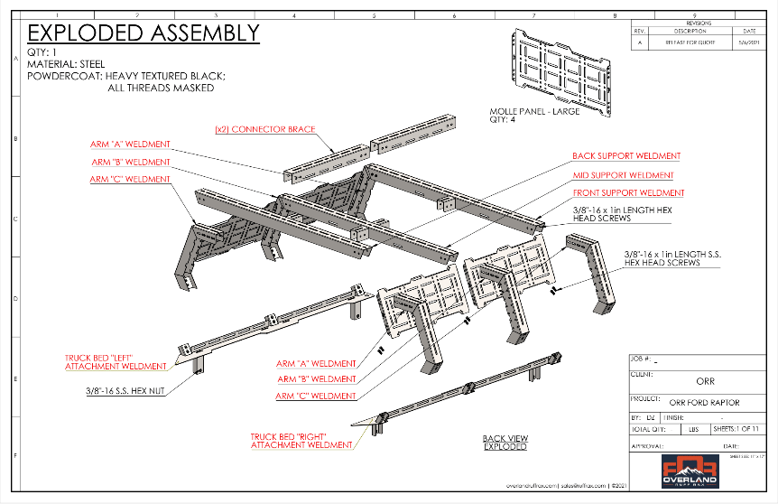 Ford F 150-Series Bed Rack