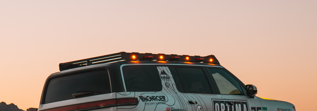 Rivian R1S Roof Rack System Without Light Bar Cut Out