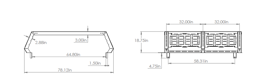 Chevy 2500 Silverado Standard Bed Rack Length